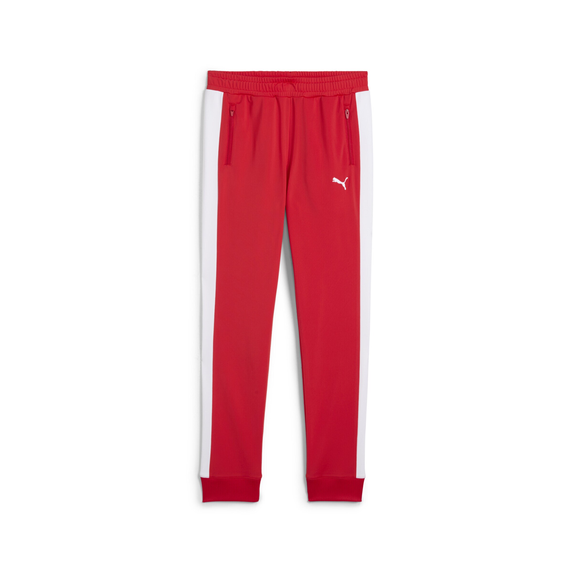 PUMA Tapered Broek 'T7 Always On' in Rood: voorkant