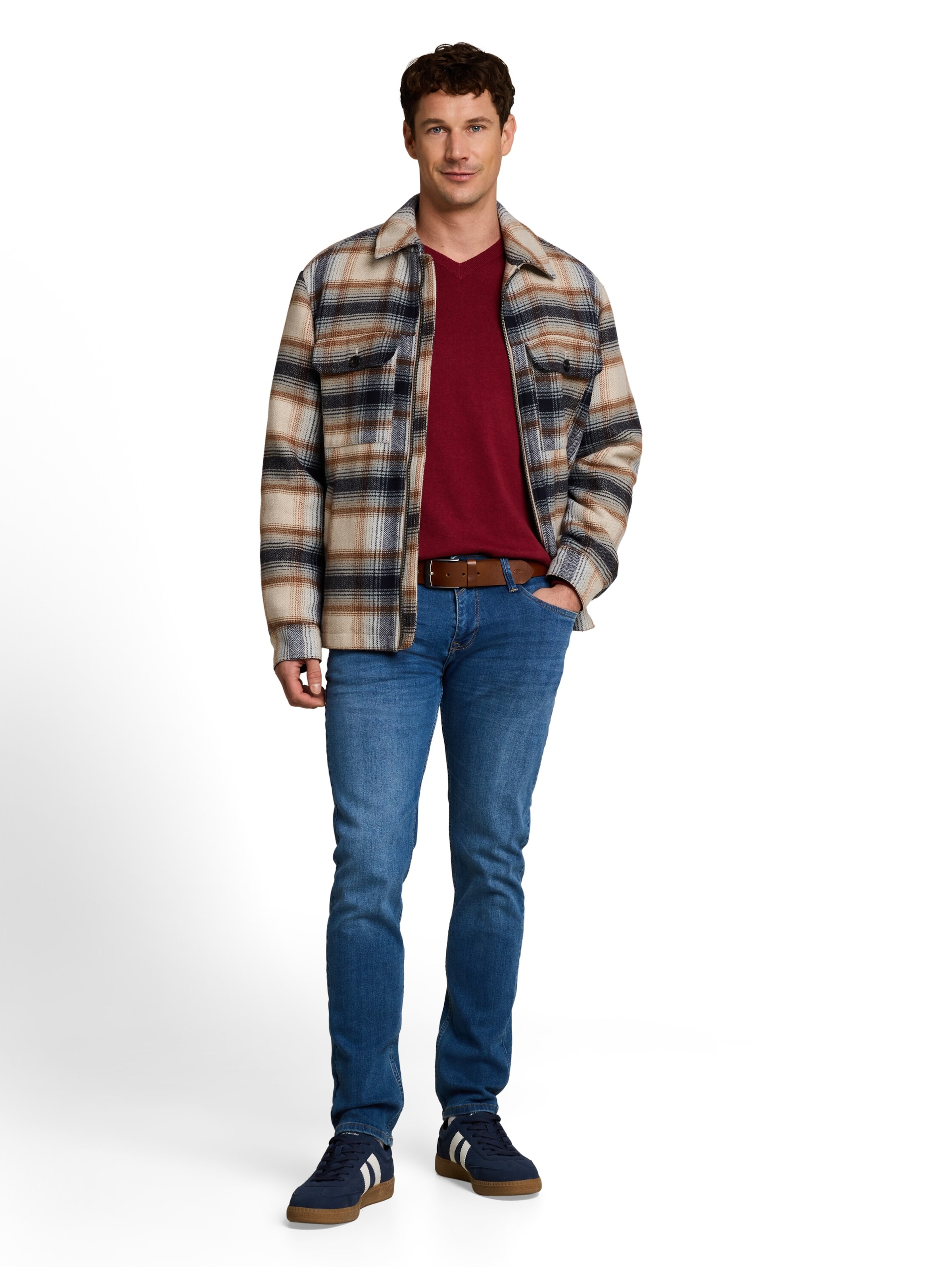 TOM TAILOR Pullover i rød