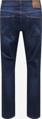 Regular Jean Only & Sons en bleu