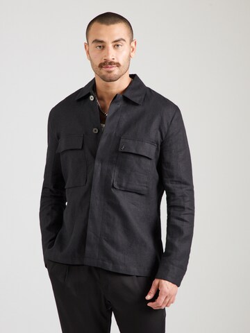 Michael Kors - Ajuste regular Camisa en negro: frente