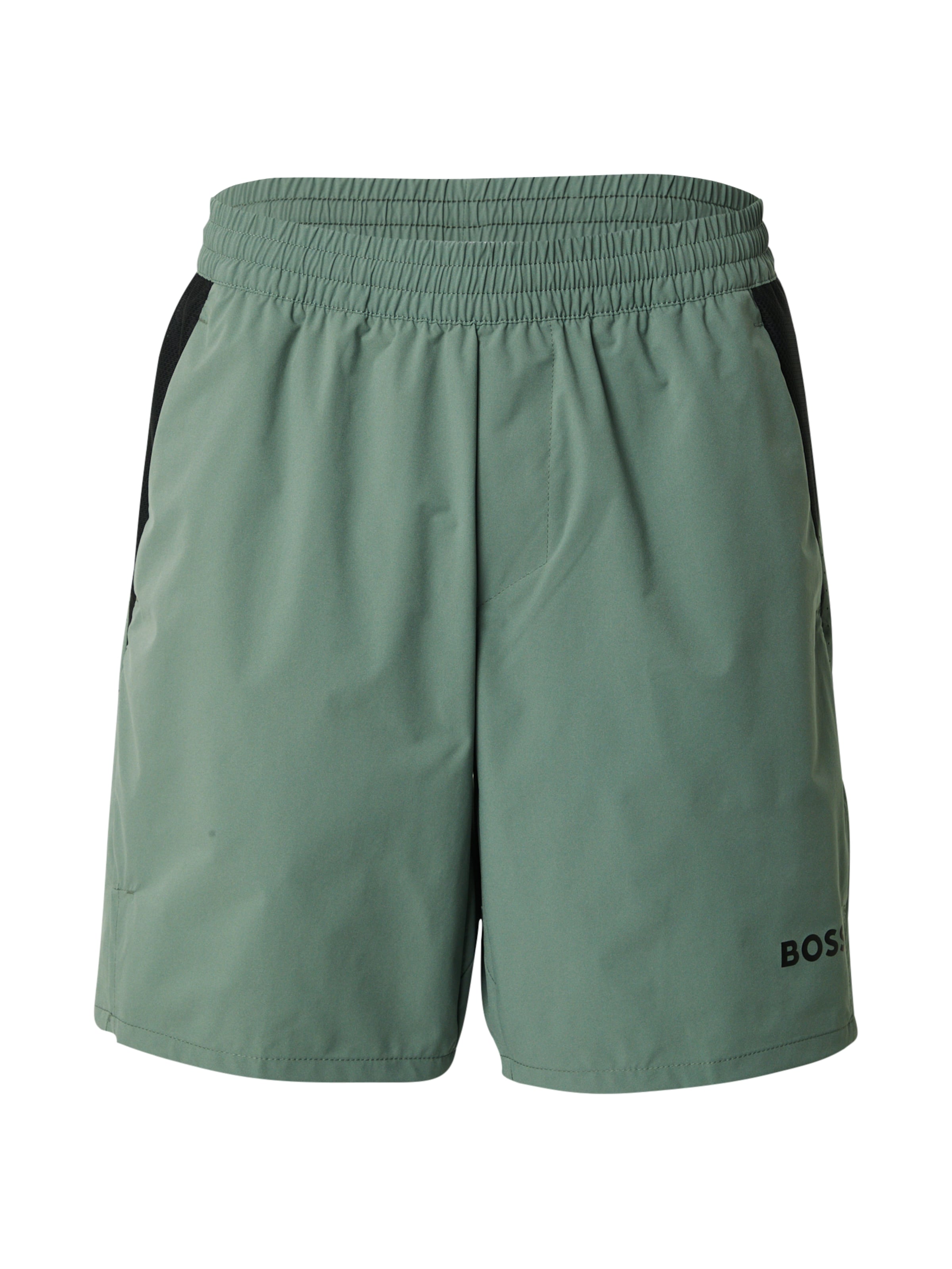 žalia BOSS Standartinis Sportinės kelnės 'S_T-Match': priekis