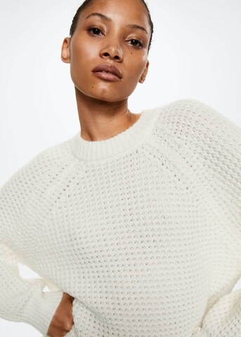 MANGO Sweater 'Cleo' in White