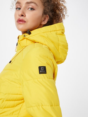 KILLTEC Outdoor Jacket 'Kow' in Yellow