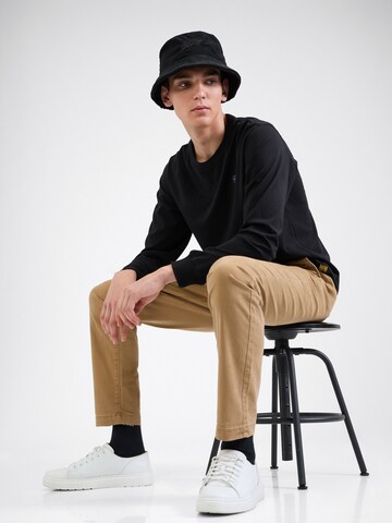 AÉROPOSTALE Tapered Chino nadrág - bézs