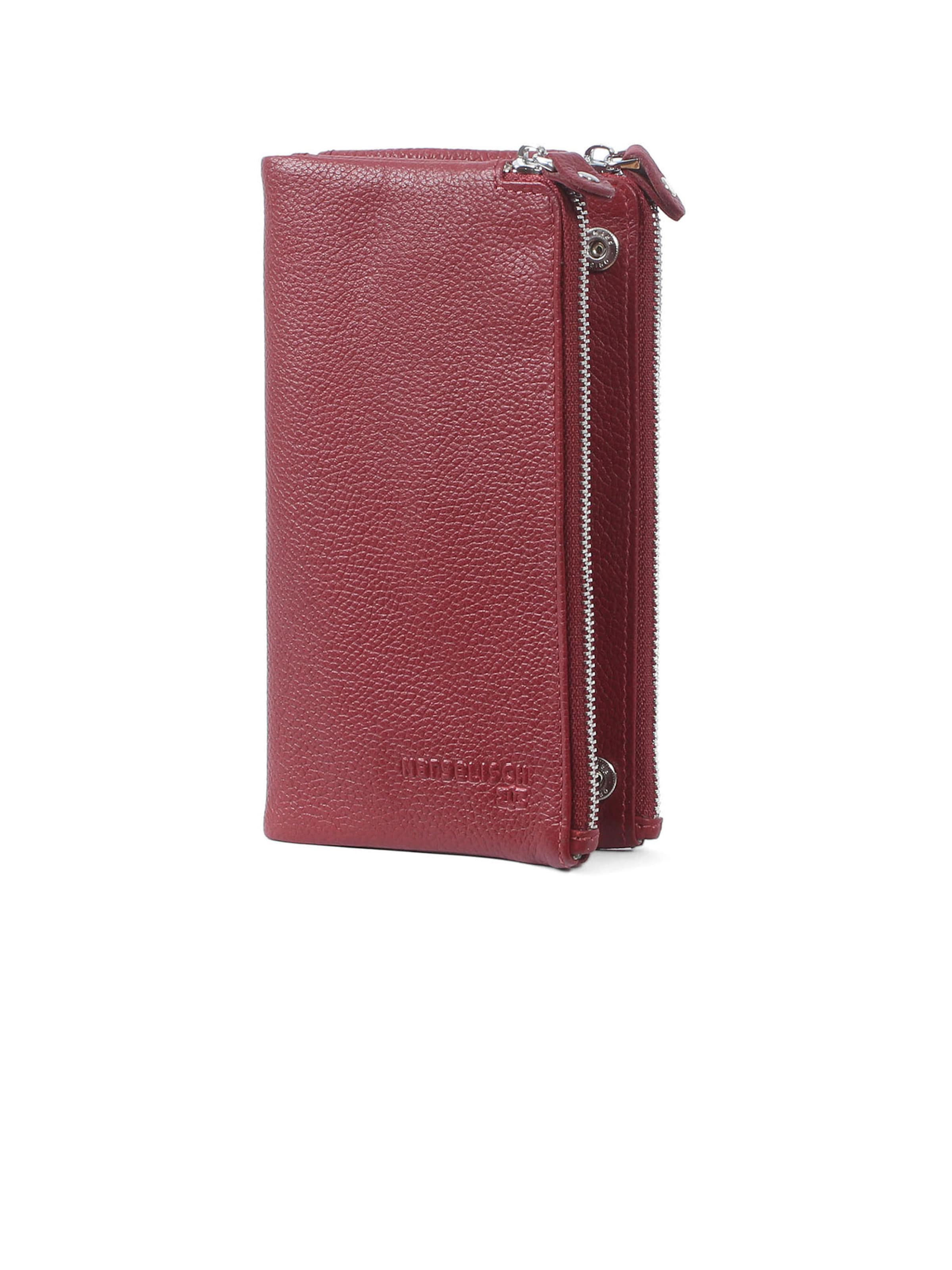 margelisch Portemonnee 'London 3 ' in Rood: voorkant