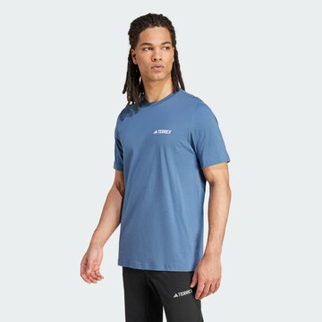 ADIDAS TERREX Funktionsshirt 'Mountain' in Blau