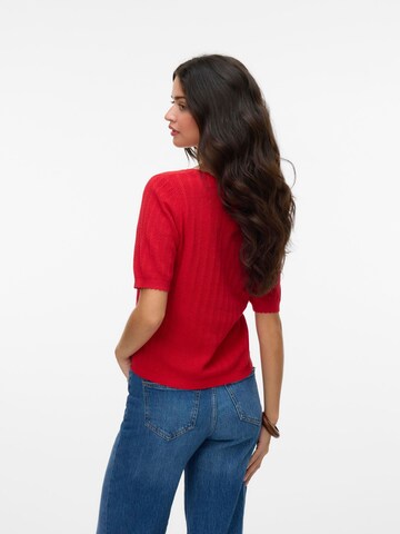 VERO MODA Trui 'VMLuxlight' in Rood