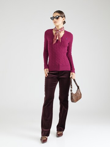 Polo Ralph Lauren Sweter 'KIMBERLY' w kolorze fioletowy