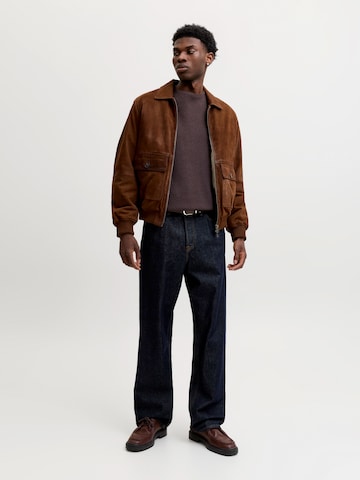JACK & JONES Trui 'JPRBlumason' in Bruin