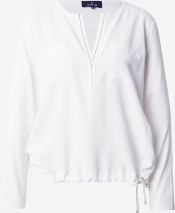 Camicia da donna di monari in bianco: frontale