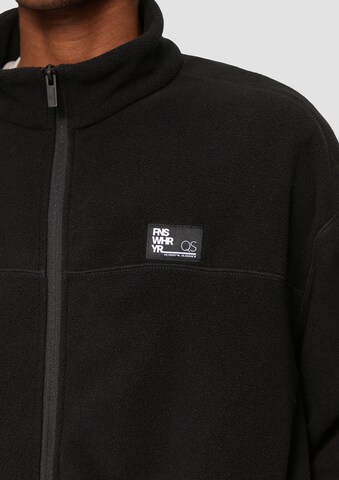 QS Fleece jacket in Black