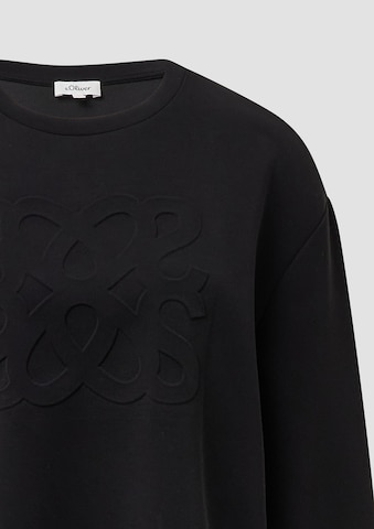 s.Oliver Sweatshirt in Zwart