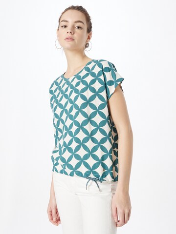 Key Largo Blouse 'LOTUS' in Blauw: voorkant