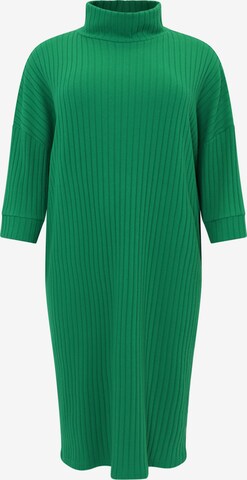 Yoek Dress in Green: front