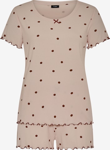 VIVANCE Short Pajama Set in Pink: front