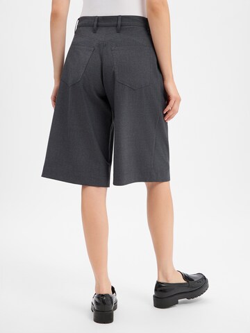 Samsøe Samsøe Regular Trousers 'Saharper' in Grey