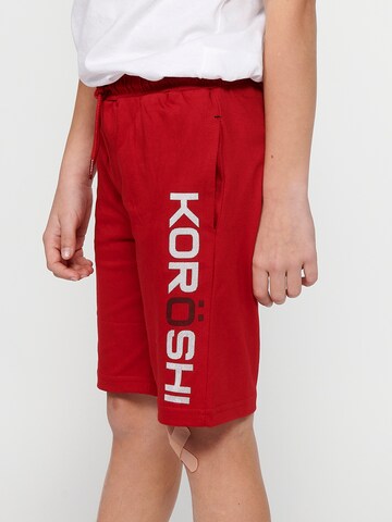 KOROSHI Regular Shorts in Blau