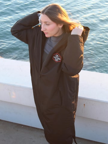 Surf Monkey - Abrigo de entretiempo en negro