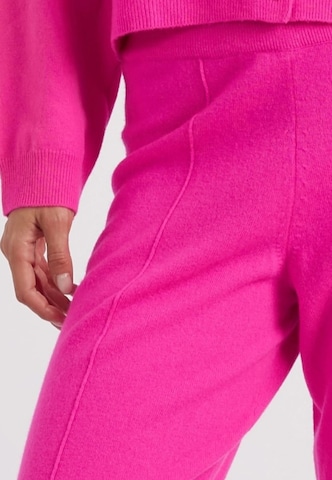 Chinti & Parker Wide Leg Bukser 'Basics' i pink