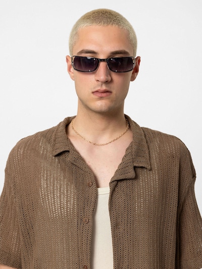 VAMOS CLO Button Up Shirt 'Tithonia' in Brown, Item view