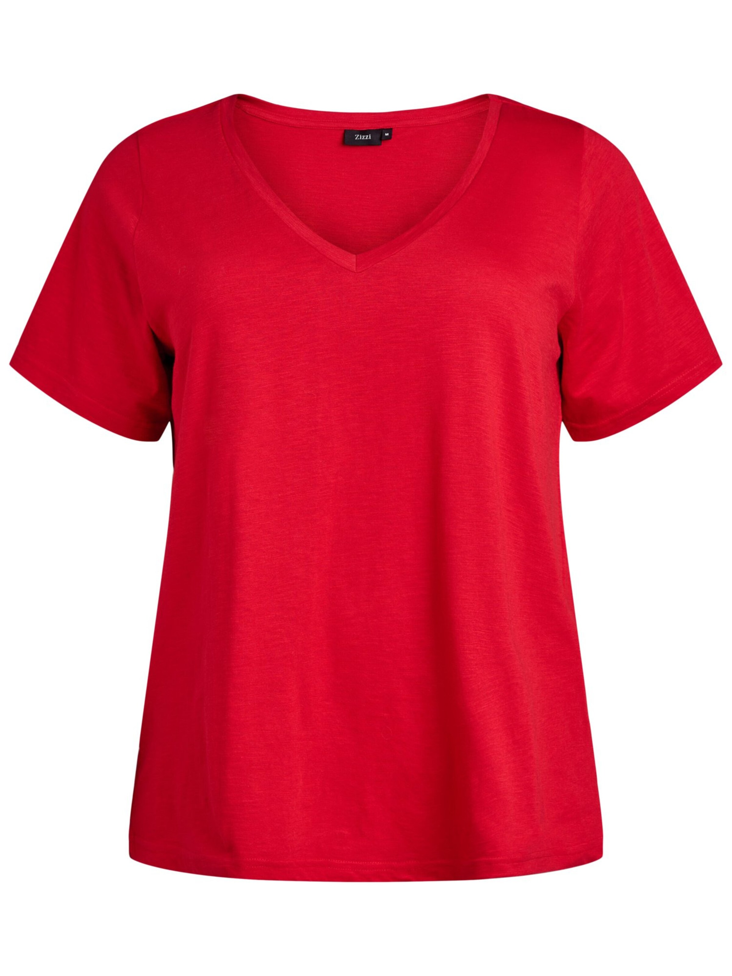 Zizzi Тениска 'Rea' в червено: отпред