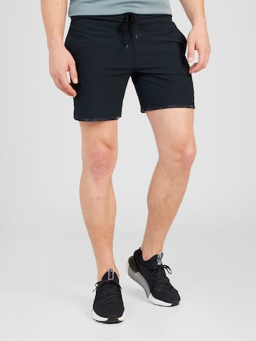 QUIKSILVER Regular Boardshorts 'OMNI SCALLOP' in Zwart: voorkant