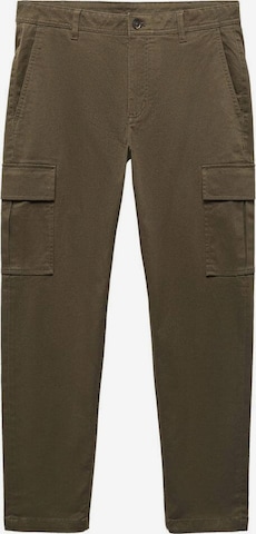 MANGO MAN Regular Cargo Pants 'Zeus' in Brown: front