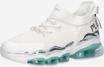 Sneaker bassa 'Runner' di Plein Sport in bianco: frontale