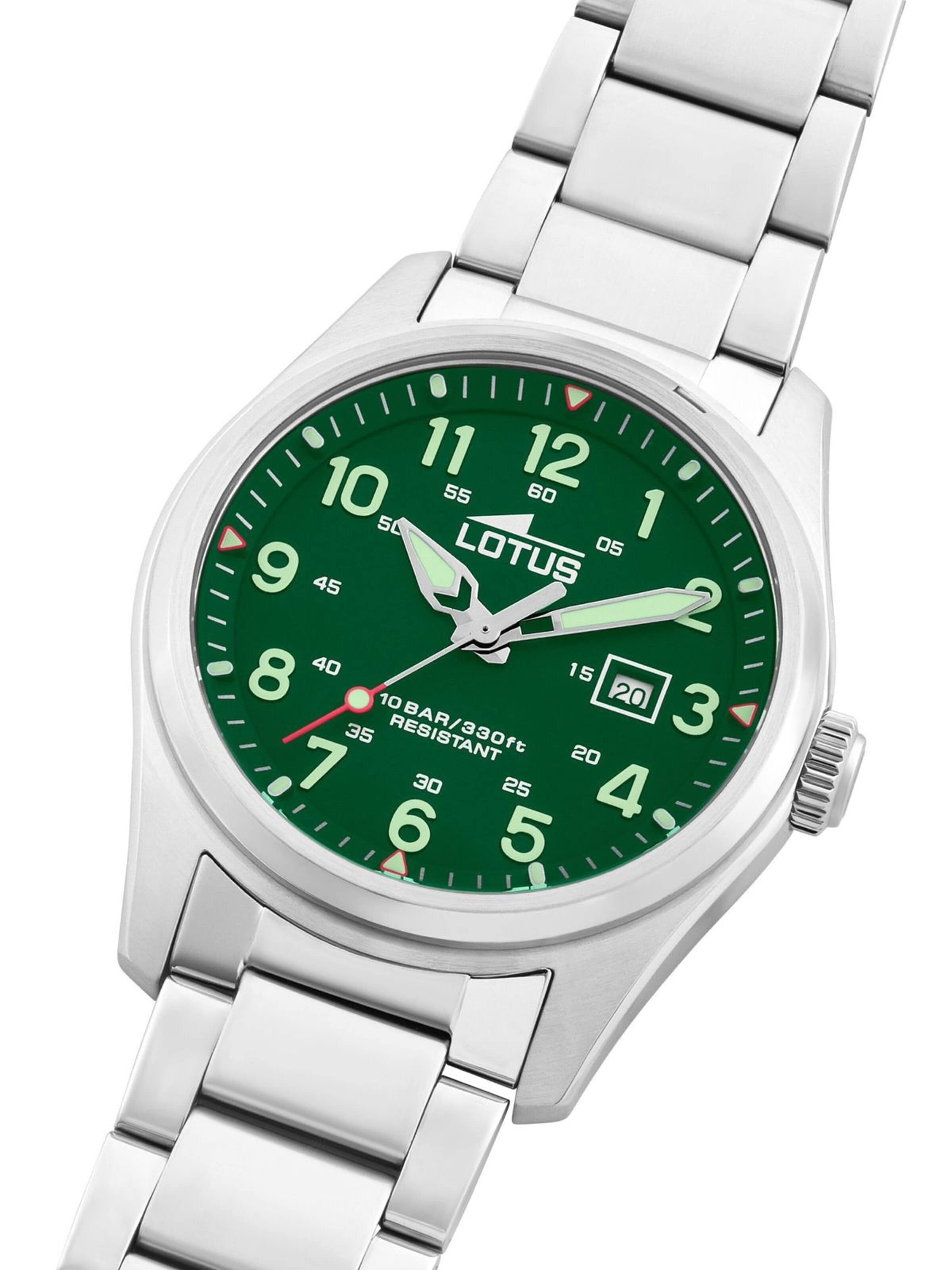 Lotus Analogové hodinky 'Date watch Minimalist For Him' – zelená
