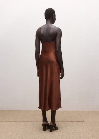 MANGO Evening Dress 'Marcela' in Brown