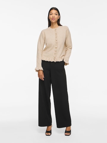 VILA Gebreid vest 'VIJacia' in Beige