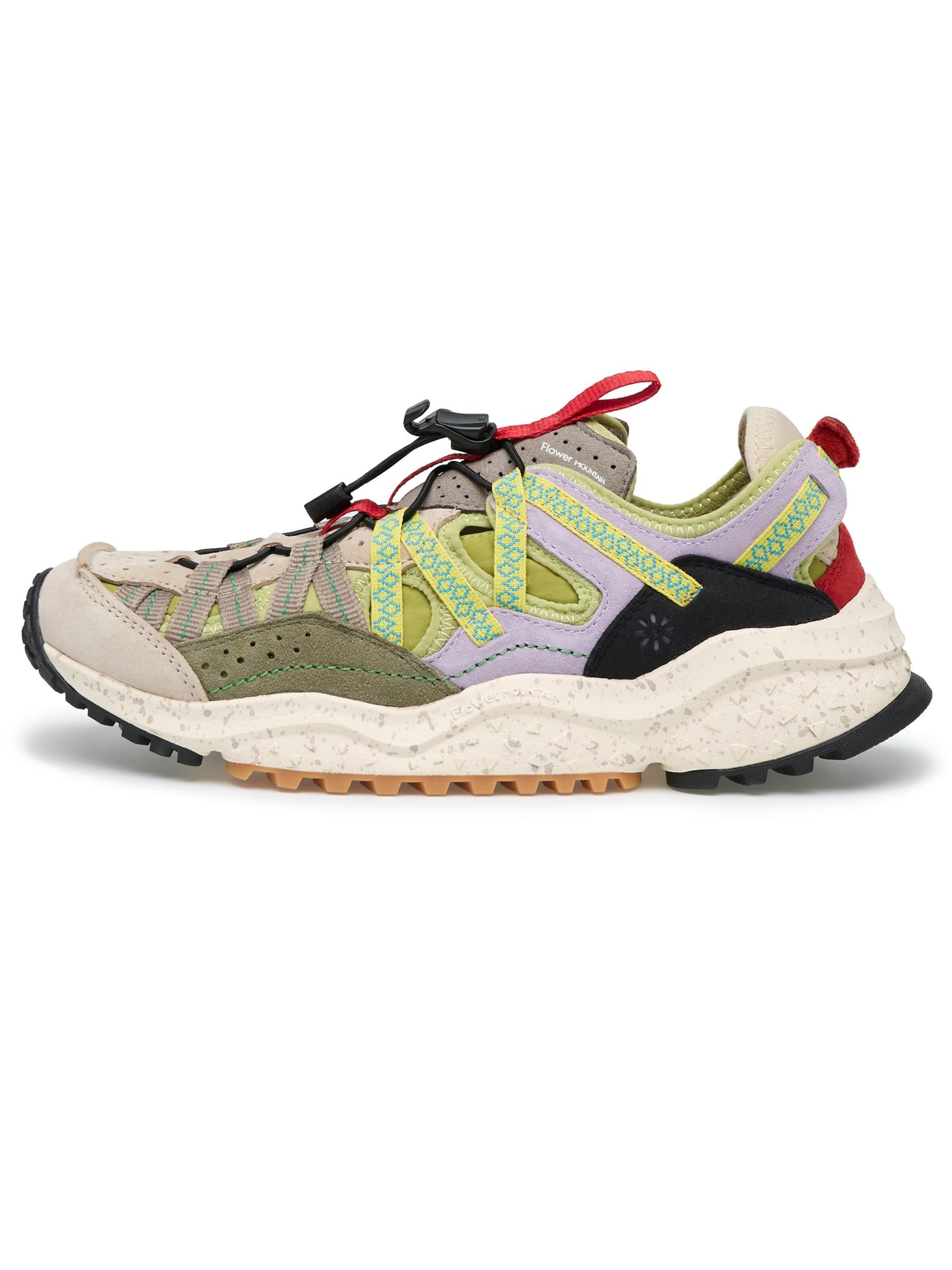 Flower Mountain Sneakers laag 'KAZANA FALL UNI' in Groen: voorkant