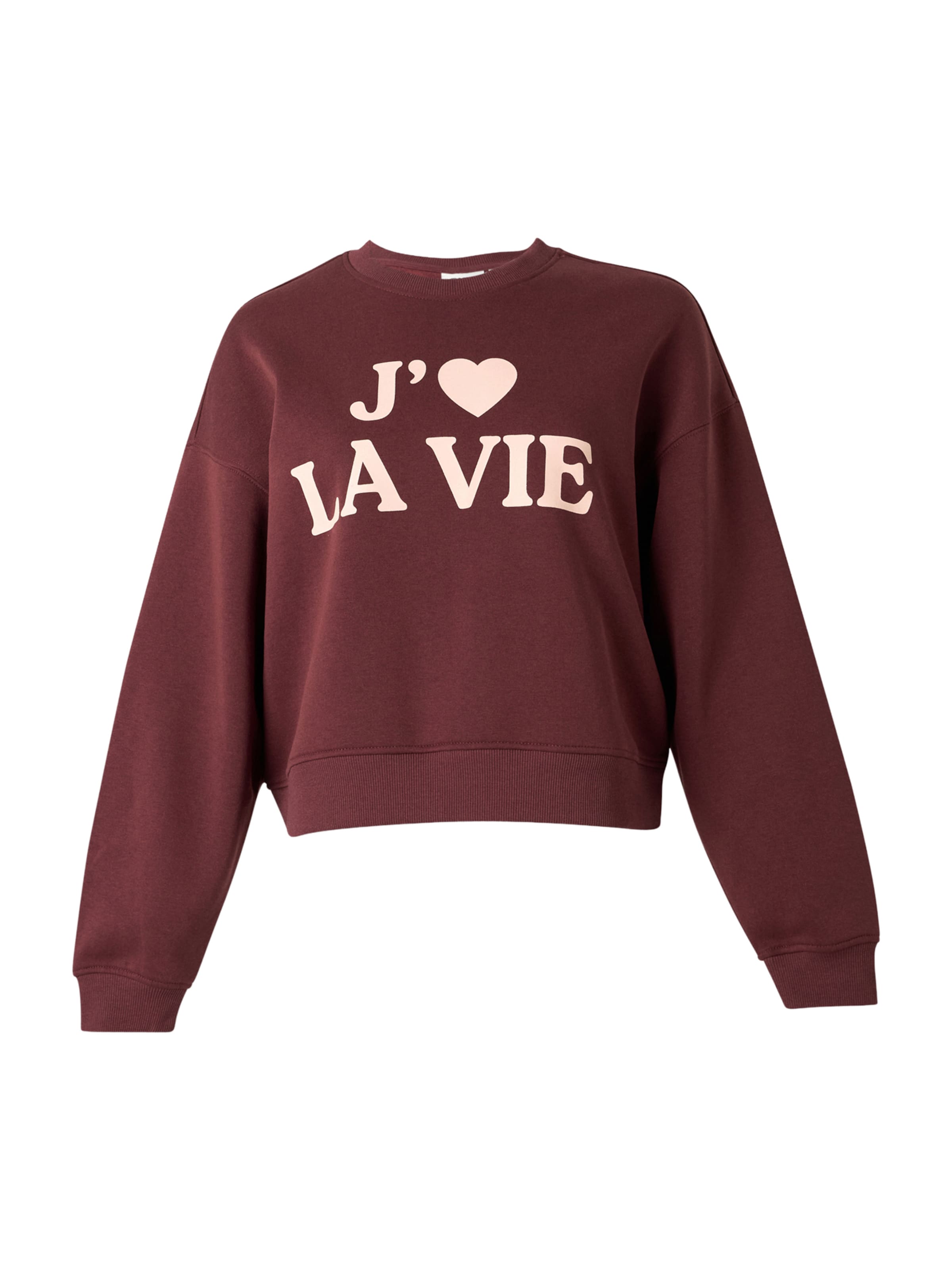 ONLY Sweatshirt 'ONLBEST' i brun: forside