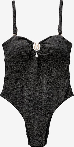 B by Ted Baker Bandeau Uimapuku värissä musta: etupuoli