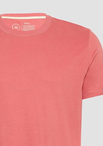 T-Shirt s.Oliver en rouge