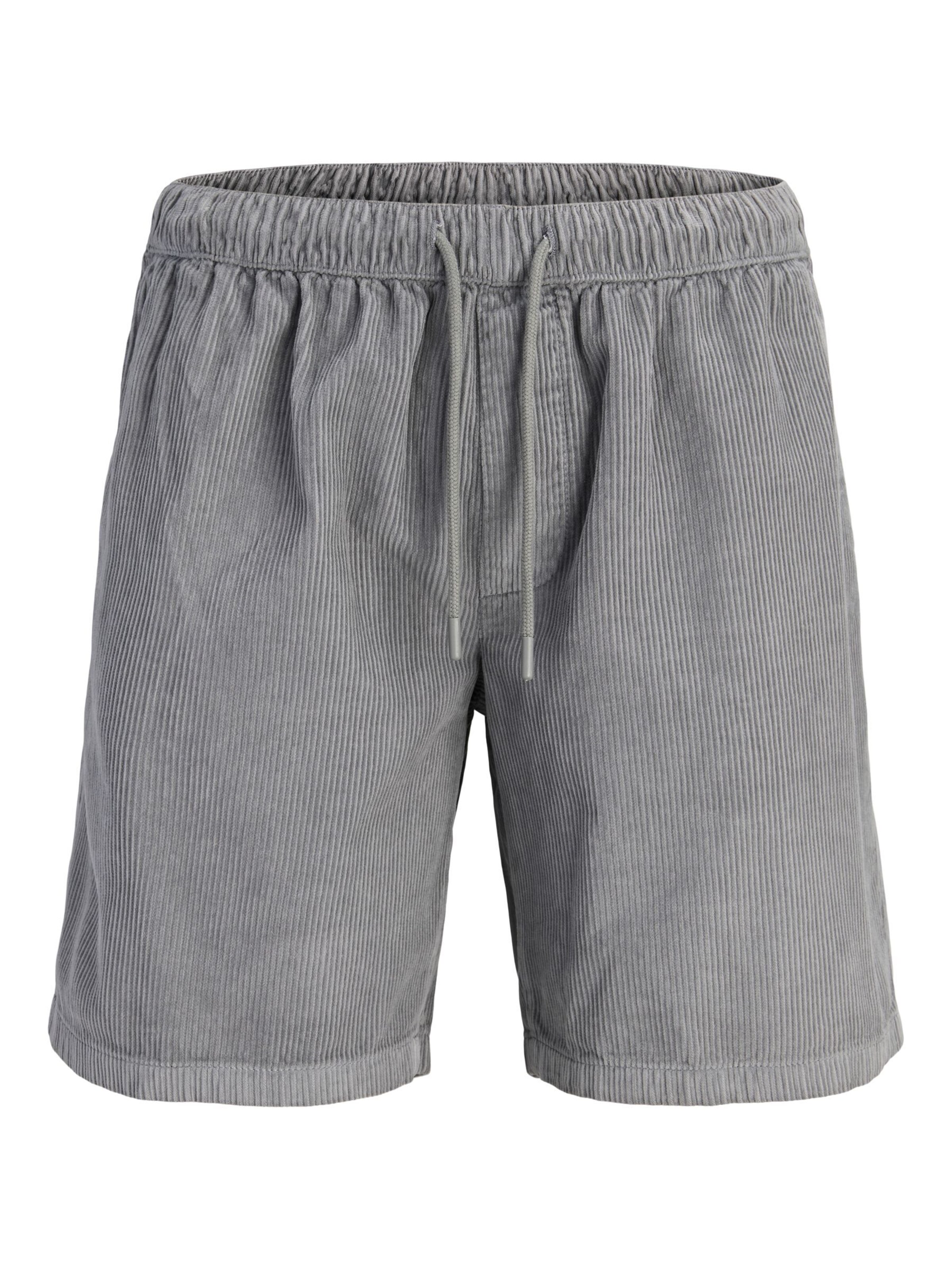 JACK & JONES Wide leg Broek in Grijs: voorkant