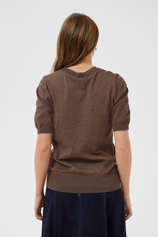 SAINT TROPEZ Sweter 'SZMila' w kolorze brązowy