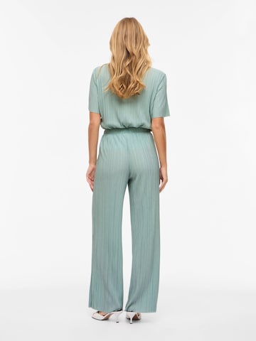 VILA Wide Leg Housut 'VIPLISA' värissä vihreä
