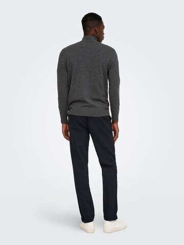 Pullover 'ONSLoui' di Only & Sons in grigio