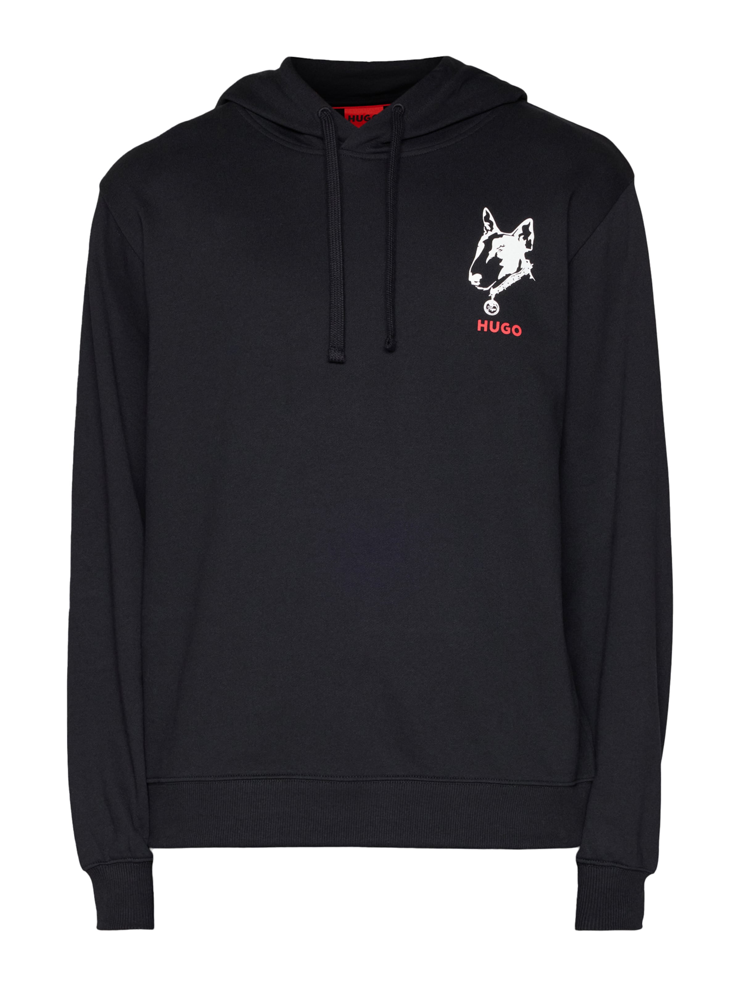 HUGO Sweatshirt 'Dammico' in Schwarz: Vorderseite