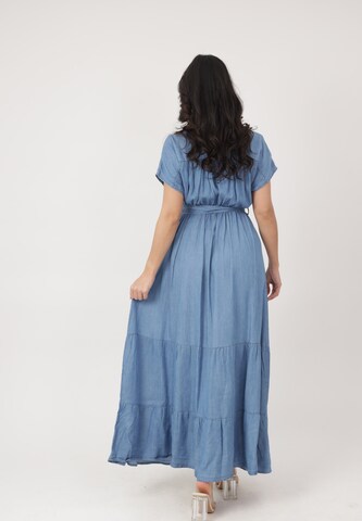 Robe Elara en bleu