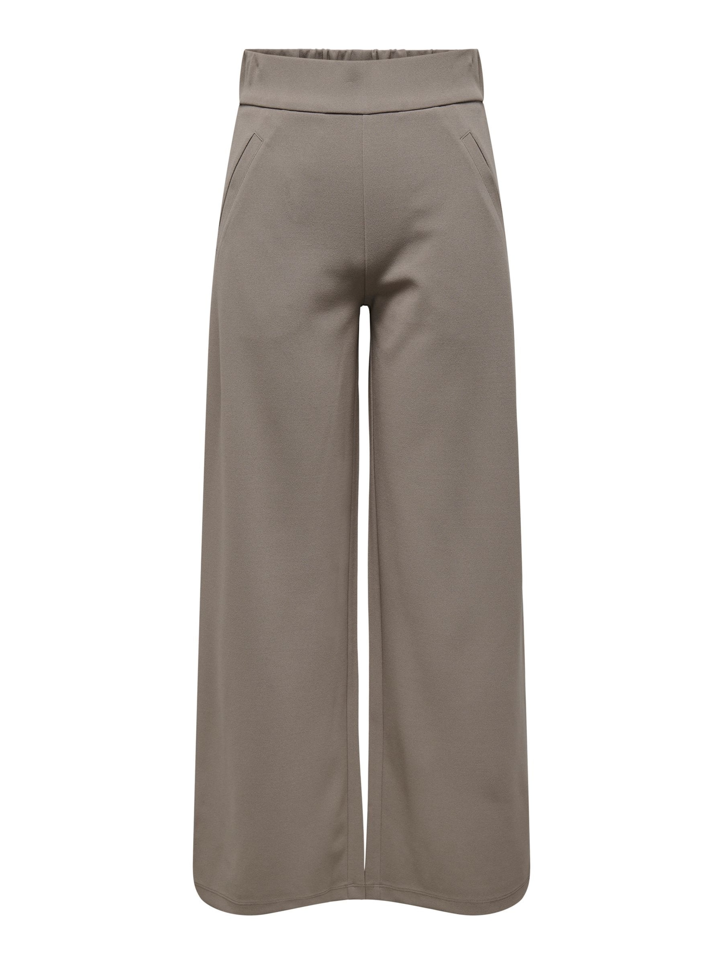 JDY Tall Wide Leg Bukser 'LOUISVILLE' i beige: forside