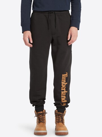 TIMBERLAND Tapered Trousers in Black: front