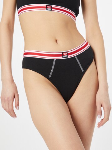 String 'EVA' DIESEL en noir : devant