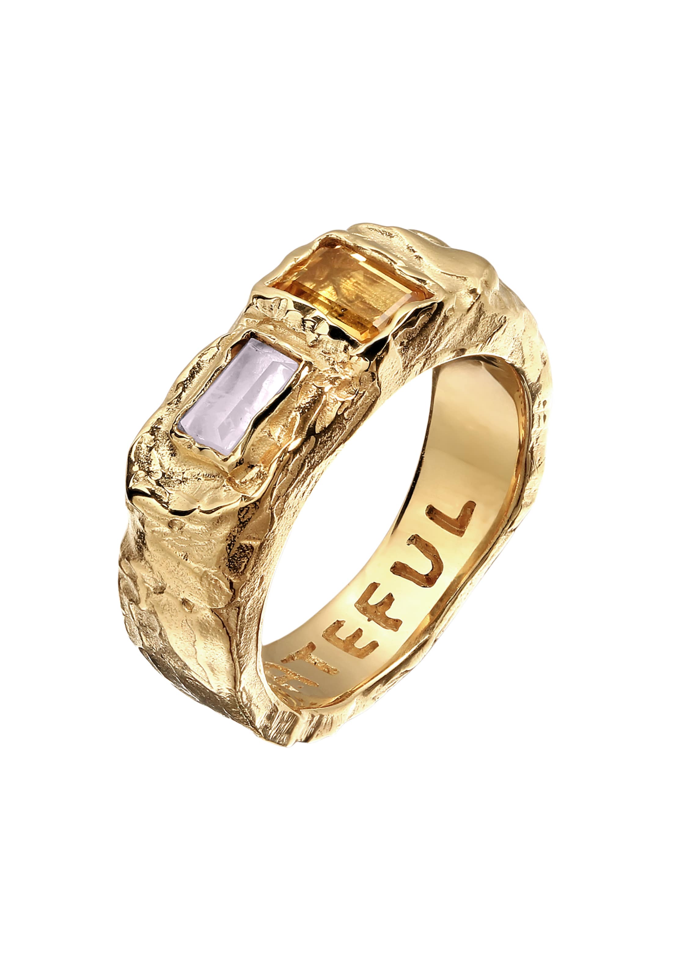 Bague Haze&Glory en or : devant