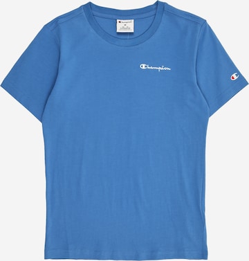 Champion Authentic Athletic Apparel T-Shirt in Blau: Vorderseite
