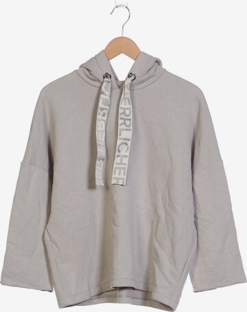 Herrlicher Sweatshirt & Zip-Up Hoodie in S in Grey: front