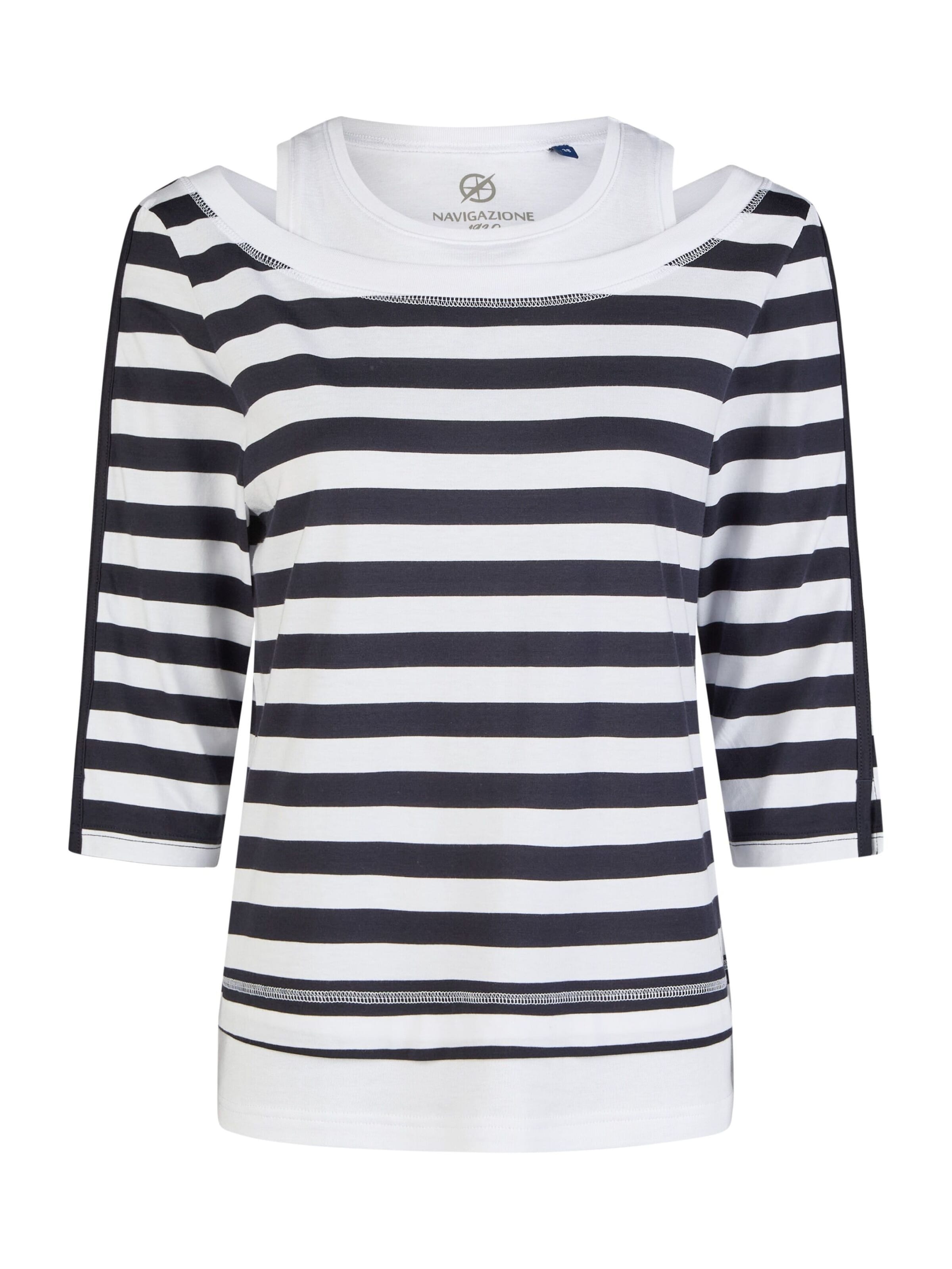 Navigazione Shirt in Blau: Vorderseite