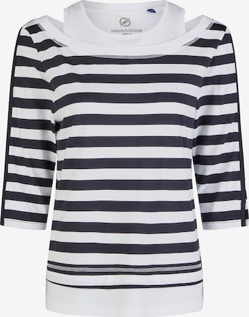 Navigazione Shirt in Blau: Vorderseite