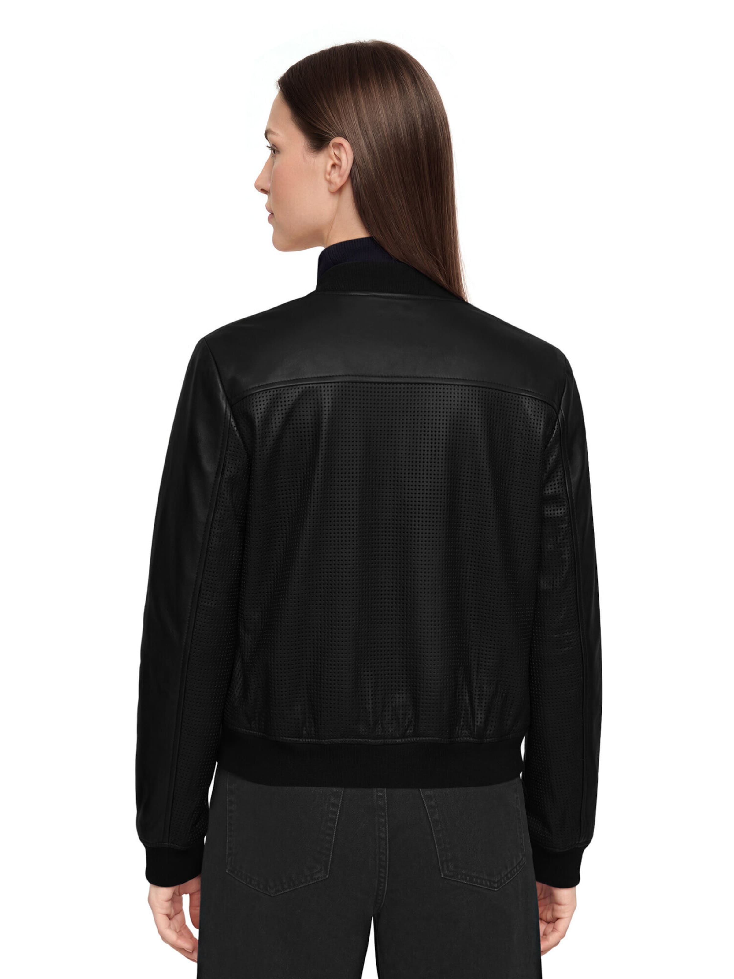 Amber & June Between-Season Jacket in Black
